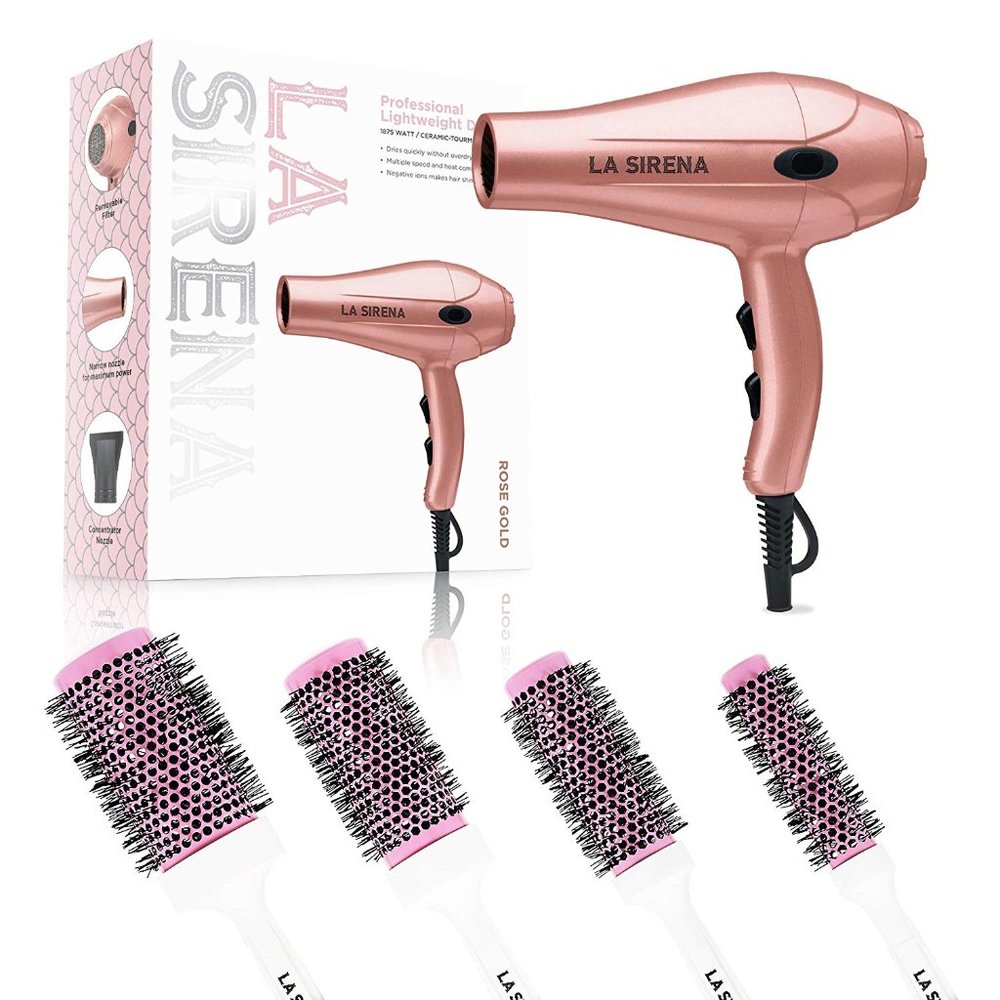 La Sirena Hair Dryer | 4-Piece Brush Set - Picture 2 of 4